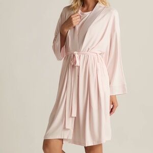 Faceplant Dreams Kimono Robe in Pink